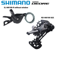 SHIMANO DEORE SL-M6100 Right RD-M6100 SGS 12 Speed Shifter Rear Derailleur Original For Mountain Bikes Riding Parts