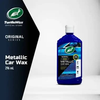 Turtle Wax Metalik Car Wax Liquid 296 mL Pengkilap Mobil Motor Helm Anti UV Gloss Prtotectant