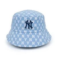 MLB NEW YORK YANKEES MONOGRAM CLASSIC BUCKET HAT BLUE