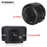 RU YONGNUO YN50mm f1.8 Auto Focus Lens for Canon EOS 60D 70D 5D2 5D3 600d for Nikon DSLR Cameras Lens YN EF 50mm f/1.8 AF Lens