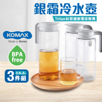 【KOMAX】銀霜Tritan耐熱冷水壺2.0L_韓國製(3入組)