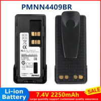 Li-Ion Battery 7.4V 2250mAh Walkie Talkie PMNN4409BR for Moto Mototrbo XIR P8668 P6620 GP328D GP338D Radio