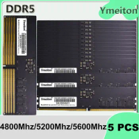 Ymeiton DDR5 5 PCS Desktop memory card D5 8G 16G 32G 4800Mhz 5200Mhz 5600Mhz U-DIMM 288pin memoriam RAM General memory wholesale