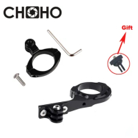 For Gopro 12 Accessories Alloy Handlebar Mount Bicycle Motorcycle Bike CNC Aluminum Holder Riding For Gopro DJI Action Camera