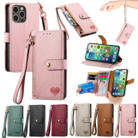 Wallet Anti-theft Leather Case For vivo Y02S Y02A Y02 Y11 Y16 Y27 Y35+ Y35M+ Y35 Y55S Y78 Plus Y100 S16E S16 Zipper Wallet Cover