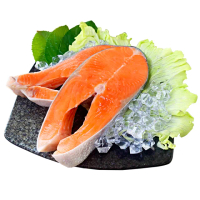 【海揚鮮物】智利-特級鮭魚肥美厚切-4入組(350g±10%/入)