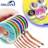 1-3.5mm Desoldering Mesh Braid Tape Copper Welding Point Solder Remover Wire Soldering Wick Tin Lead Cord Flux Soldering Tools