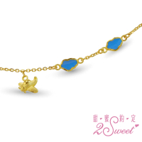 【2sweet 甜蜜約定】純金金飾寶寶彌月手鍊-約重0.96錢(寶寶 嬰兒 彌月禮)
