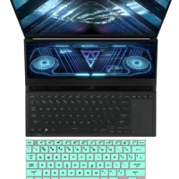 For ASUS ROG Zephyrus Duo 16 2023 GX650PY GX650PZ GX650P GX650 R GX650RX GX650RM 16 inch Silicone Laptop Keyboard cover Skin