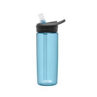 【CAMELBAK】600ml eddy+多水吸管水瓶 透藍(全新設計/水壺/水瓶/多喝水)