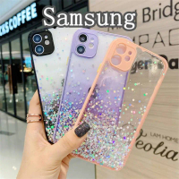 เคสขอบสีกากเพชร แบบเเข็ง สำหรับSamsung A50 A30S A10 A10S M10S A7 2018 J8 2018 J7prime J7core #231