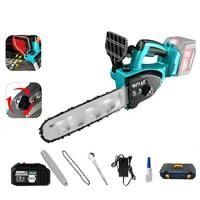 Electric saw Household electric chain saw electric saw rechargeable lithium woodworking small handheld power tool lithium batter