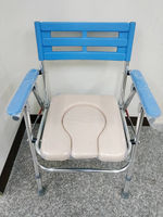 鋁製收合便器椅 馬桶椅 露營馬桶 洗澡椅  真安欣JAS-107  本島免運費配送