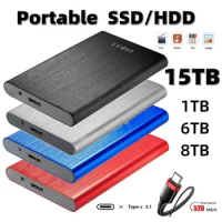 SSD 4TB 2TB 1TB 500GB USB 3.0 Portable External Solid State Drive PSSD High Speed Mobile Hard Disk