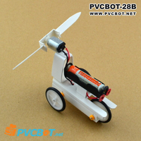 電路玩具物理拼裝科學小制作diy材料科技小發明風力機器小車套件