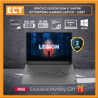 Lenovo Legion Slim 5แล็ปท็อปสำหรับเล่นเกม82y9009dmj (R7-7840HS 5.10GHz16GB512GB SSD rtx4050 6GB16 "W