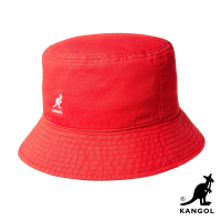KANGOL-WASHED BUCKET 漁夫帽-櫻桃紅色