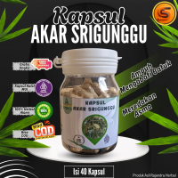 Kapsul Akar Srigunggu 100% Herbal Alami. Ampuh Mengobati Batuk dan Meredakan Asma