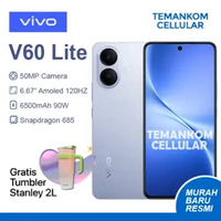 Vivo V60 LITE BARU 16GB RAM 8/256 8GB + 8GB Extend RAM 256GB NFC 2025 vivo terbaru murah Bonus Garan