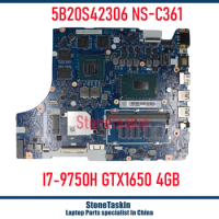 StoneTaskin NM-C361 5B20S42306 for Lenovo Ideapad L340-15IRH Laptop Motherboard with I7-9750H GTX1650 4GB GPU MB Mainboard DDR4