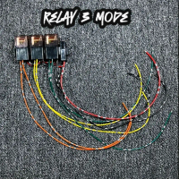 Relay set lampu 3 mode kontrol positif