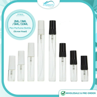 ARAMADA PF001 🔥2ML / 3ML / 5ML / 10ML EMPTY PEN PERFUME BOTTLE SPRAY GLASS BOTOL PERFUME KACA BLACK