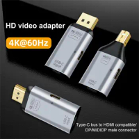 RYRA 4K OTG Type-C To HDMI-compatible/VGA/DP/RJ45/Mini DP Converter Cable Usb Type C For MacBook Huawei Oneplus 11 USB-C Adapter