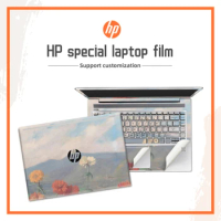Oil Painting Laptop Skins Sticker Vinyl Keyboard Stickers Hp Cover Skin Hp X360 Decorate Decal for HP Pavilion15 EG/14 DY/15 DW
