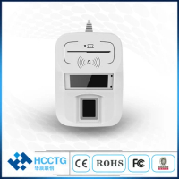 LCD Display PC/SC CCID Wireless POS Bluetooth Fingerprint And RFID Card Reader HD8-FI