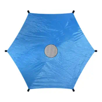 Trampoline Shade Cover Waterproof Oxford Outdoor Trampoline Sunshade Foldable Sun Protection Trampolines Canopy Anti-UV For kids