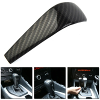 Vỏ đầu núm cần số, kiểu sợi carbon, cho BMW 3 Series E90 E91 E92 E93
