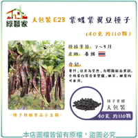 【綠藝家】大包裝E23.紫蝶紫翼豆種子40克 約110顆
