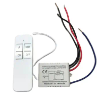 QIACHIP 1 Way AC 220 V RF Remote Digital Wireless Remote Control Switch ON/OFF Ceiling Fan Panel Control Switch For Light Bulb