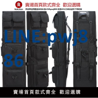 【臺灣公司 品質保固】戶外M416水彈收納槍包真人CS軍迷戰術多功能雙肩釣魚包裝備包【注意！下單滿299出貨】