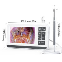 Hot New Digital Otoscope 3.9Mm 4.3Inch Smart Visual Ear Cleaner Scope For All Families USB Camera Wi