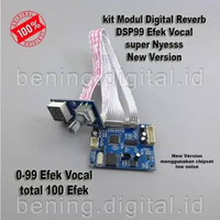 Kit Modul Digital Effect Reverb 99 Efek vocal Nyess Program 99 DSP Original karaoke live audio digit