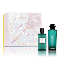 HERMES 愛馬仕 Eau D orange Verte 橘綠之泉香氛禮盒 (古龍水100ML+洗髮沐浴膠80ML)