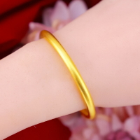 小紅書抖音網紅款 5mm傳承手鐲手環 沙金女款拼多多手鐲 貨源