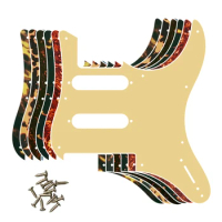 Xinyue Custom Guitar Parts - For MIJ Japan YAMAHA PACIFICA 112V Electric Guitar Pickguard Scratch Plate Flame Pattern
