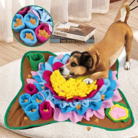 Pet Snuffle Feeding Mat Pet Dog Snuffle Mat Encourages Natural Foraging Skills Nosework Feeding Mat Sniffing Treat Puzzle Feeder