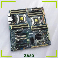 For HP Z820 Workstation Motherboard REV:1.02 Support V1 CPU 618266-002 708464-001