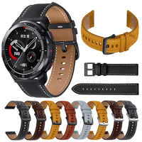 22mm Leather Strap For Huawei Honor Watch GS Pro Replacement Watchband for Huawei Watch GT2 Pro GT3 GT4 46mm