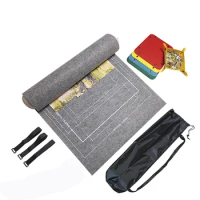1500-3000pcs Felt Puzzle Mat Set Available Puzzle Playing Blanket With Portable Travel Storage Bag Puzzle Accessories