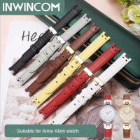 Women's Leather Watch Strap for Anne Klein ANNE KLEIN Ak2156 Ak2157 Ak2618 Notch Watch Bracelet Watchband
