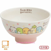 asdfkitty可愛家☆日本san-x角落生物粉紅色陶瓷碗/飯碗/點心碗-可微波-日本製