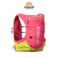 AONIJIE C9116 HYDRATION BACKPACK VEST - 10 LITER TRAIL RUNNING SPORTS - LIGHT PINK L