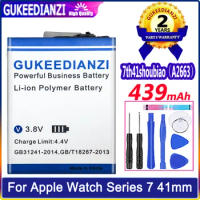 GUKEEDIANZI Battery 7th 439mAh For Apple Watch Series 7 S7 series7 41mm A2663 Batteries