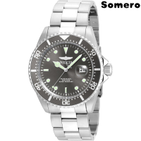 [New Product]Invicta  Mens  22050 Pro Diver  og Display Quartz Silver Watch   Silver  22050