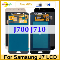LCD For Samsung Galaxy J7 2015 J700 Display Touch Screen For Samsung J7 2016 J710 LCD Screen Repalcement Digitizer Assembly