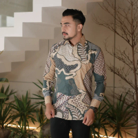 Jayabaya Batik BELITUNG Kemeja Katun Furing